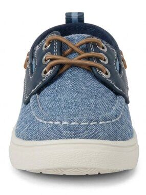 Children's Place - Chambray Boat Shoes Slip On - Size: Toddler 4